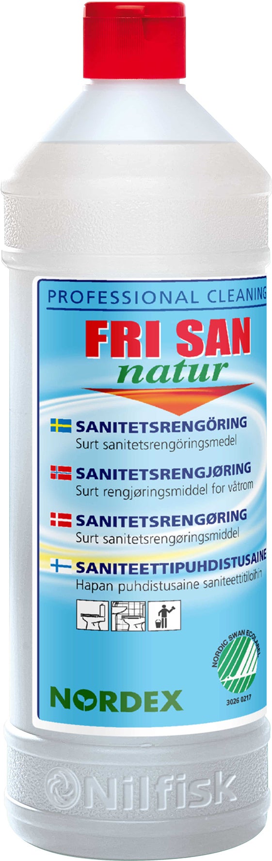 [2256651] Sanitetsrengöringsmedel Fri San Neutral 1 liter