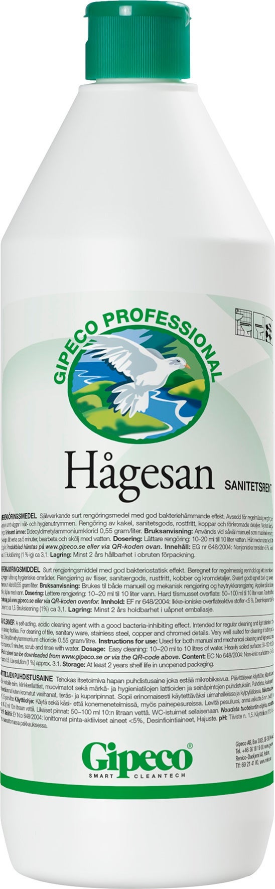 [2260002] Hågesan Sanitetsrengöring 1l