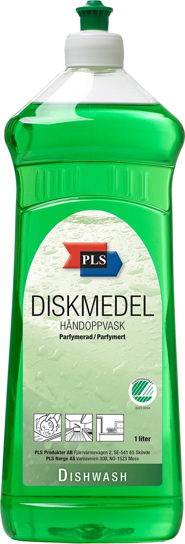 [8551164] Diskmedel PLS 1 liter svanenmärkt