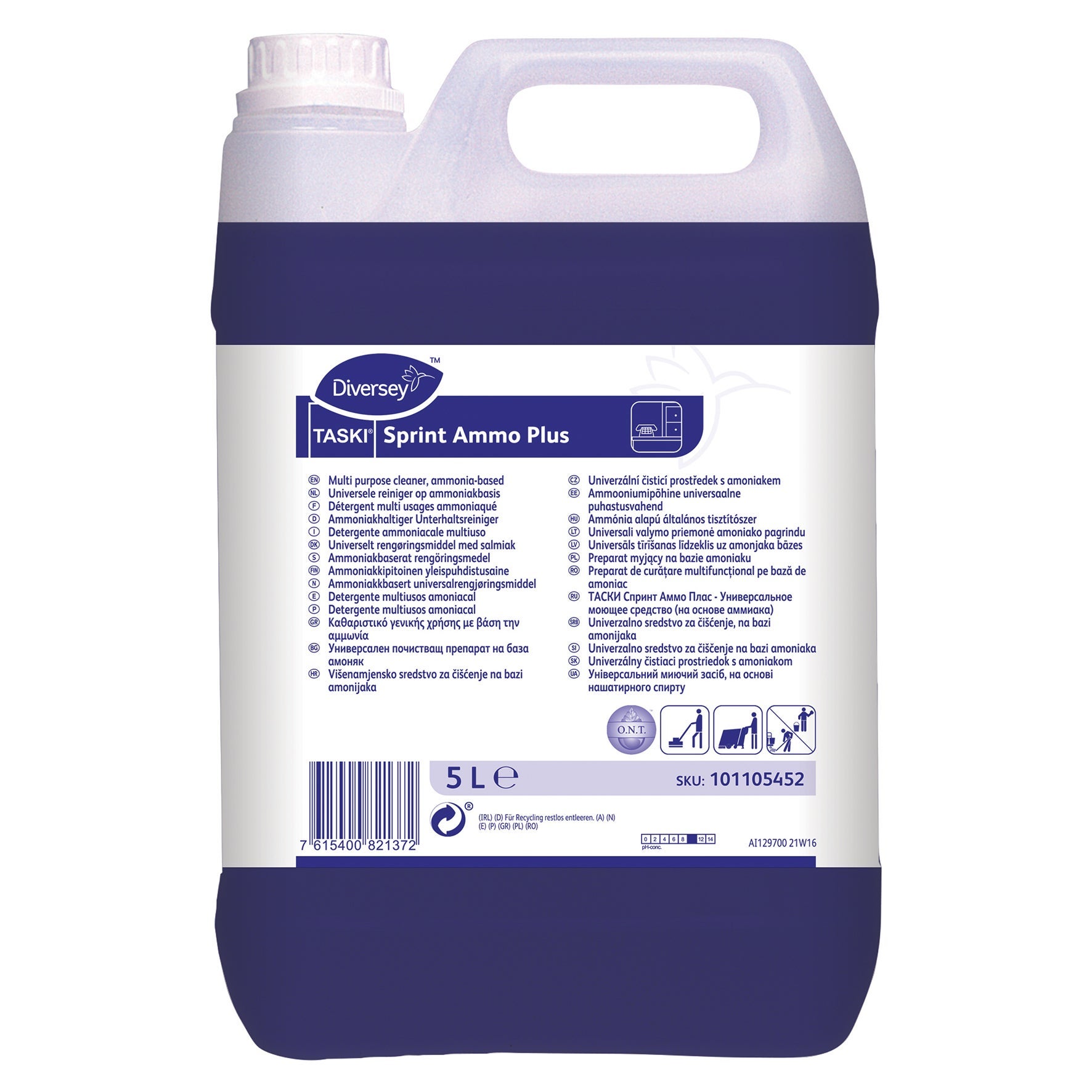 [2256472] Grov- och Allrengöringsmedel Sprint Ammo Plus 5 liter
