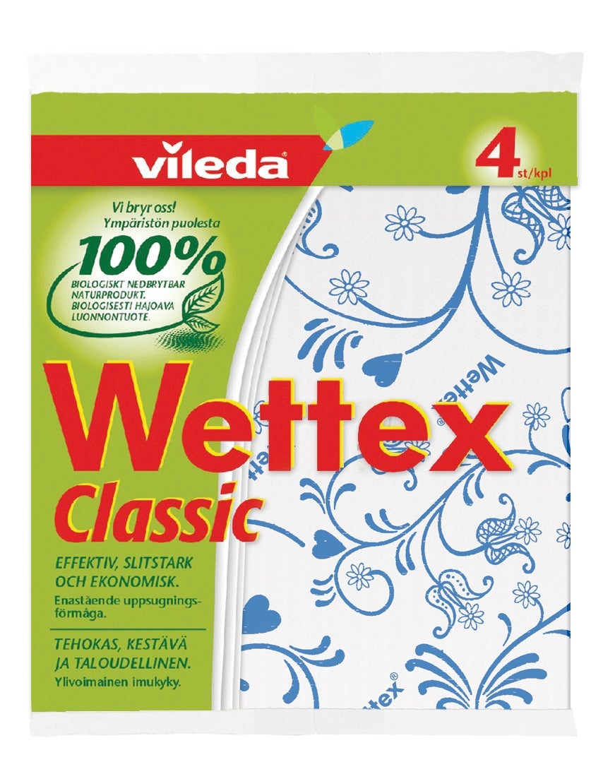 [2260405] Wettex Classic sort.färg 4-p