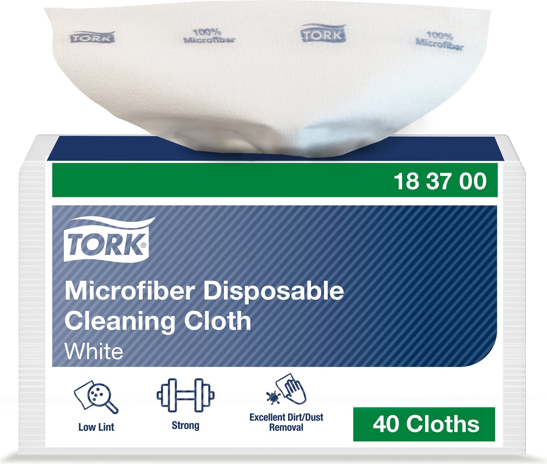 [8556888] Engångsduk Microfiber Premium 40 st/fp Tork