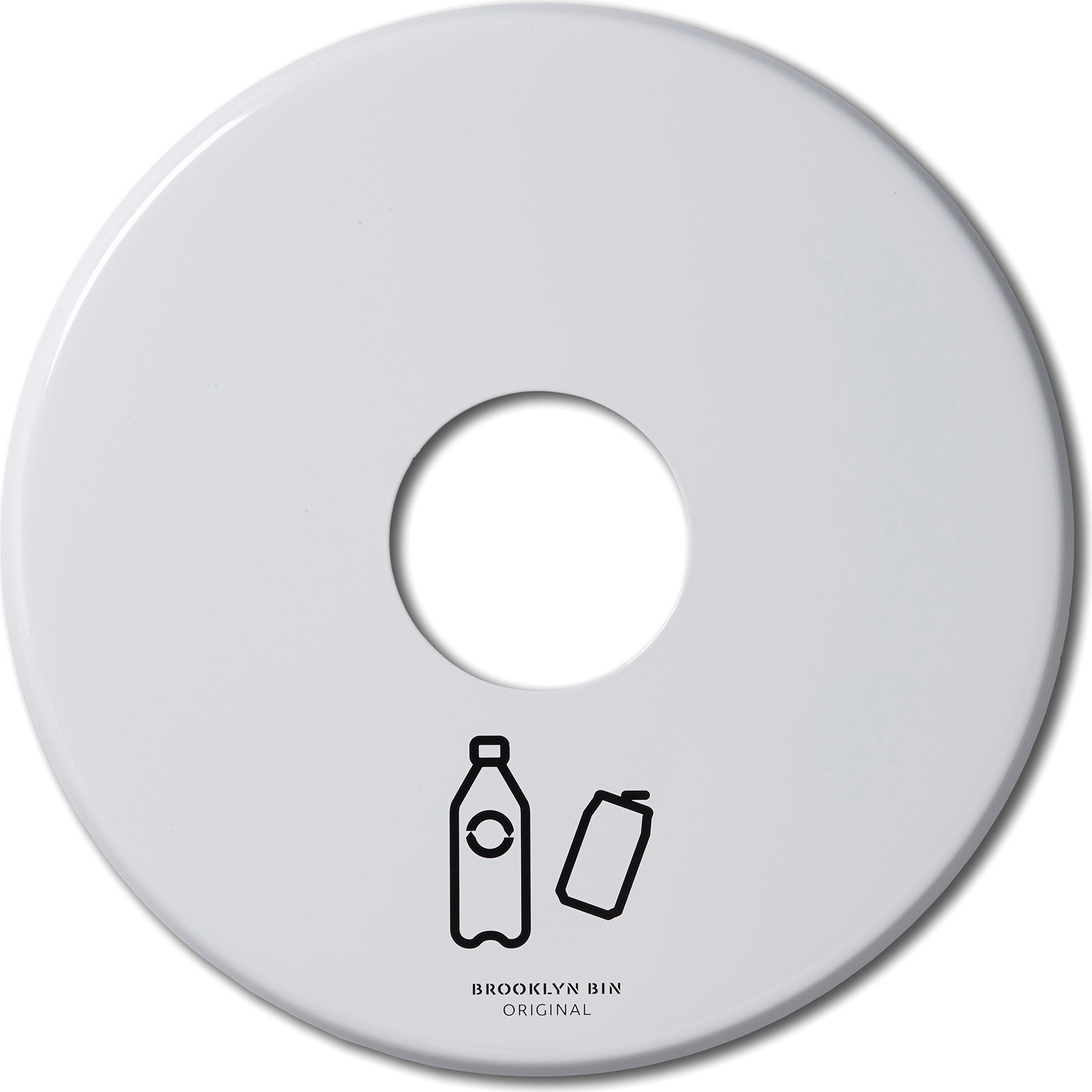 [8551782] Lock Alu och Pet cirkelfor vit