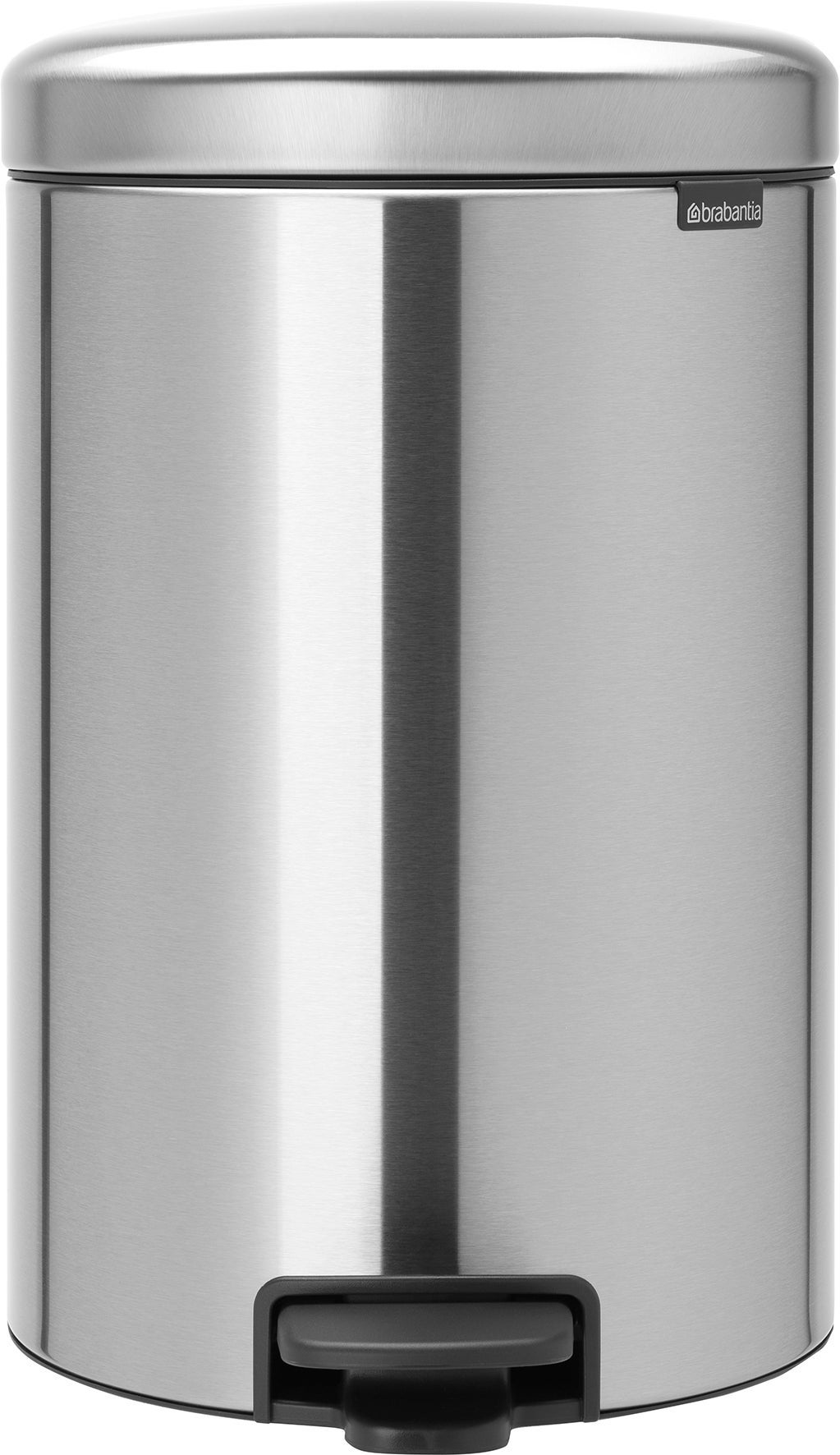 [8556692] Pedalhink NewIcon Mattstål F.P.P. 20 liter Brabantia