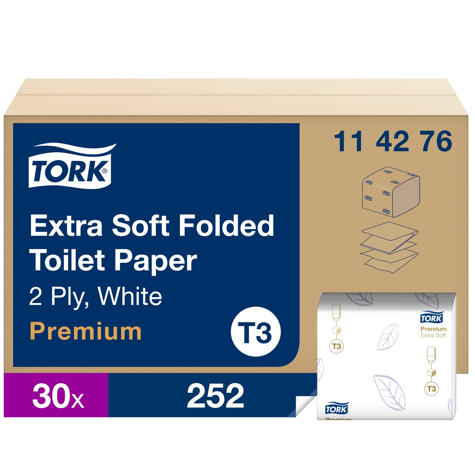 [2514110] Toalettpapper Premium T3 7560 st/krt