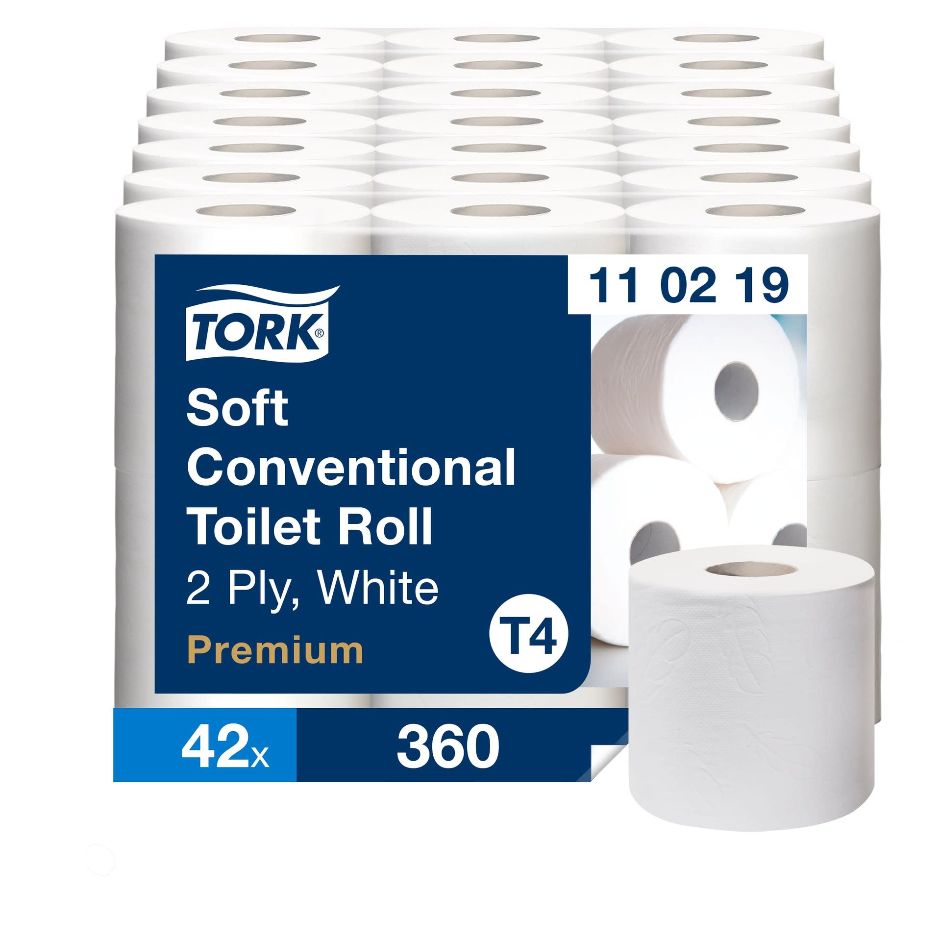 [8550834] Toalettpapper Tork mjukt T4 42 st/bal