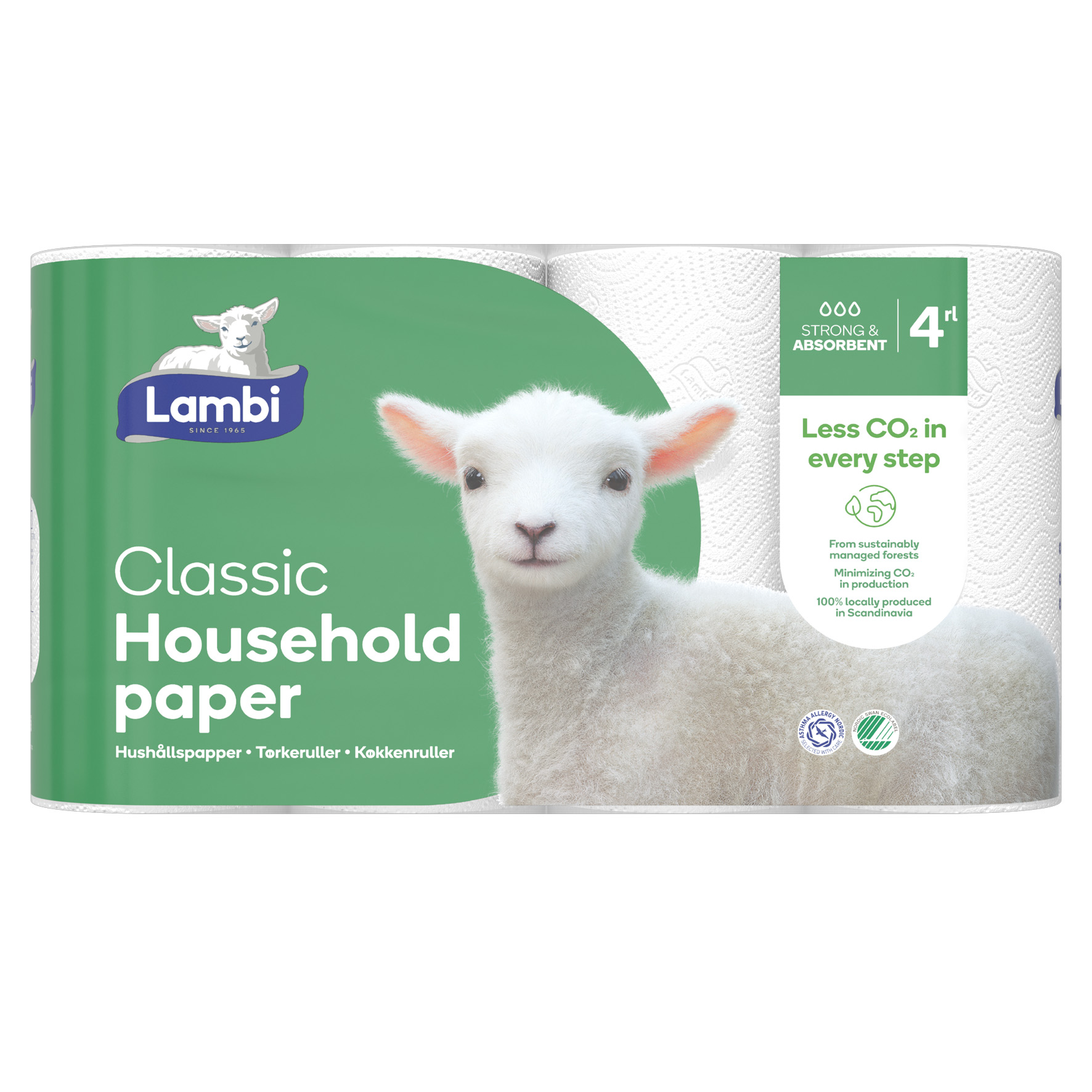 [8558063] Lambi hushållspapper 5x4st