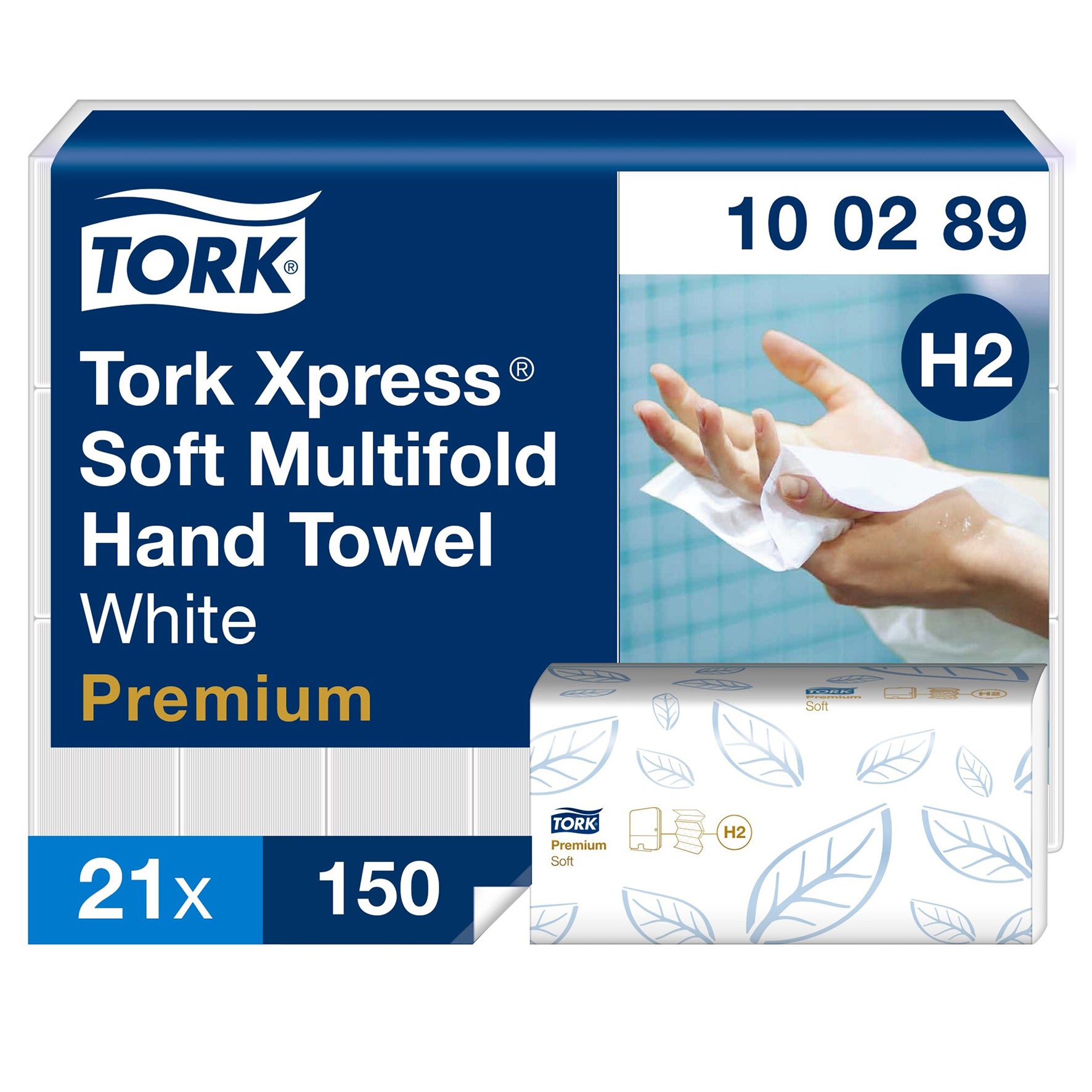 [2514115] Pappershandduk Tork Xpress® Mjuk Multifold H2 150 st/fp
