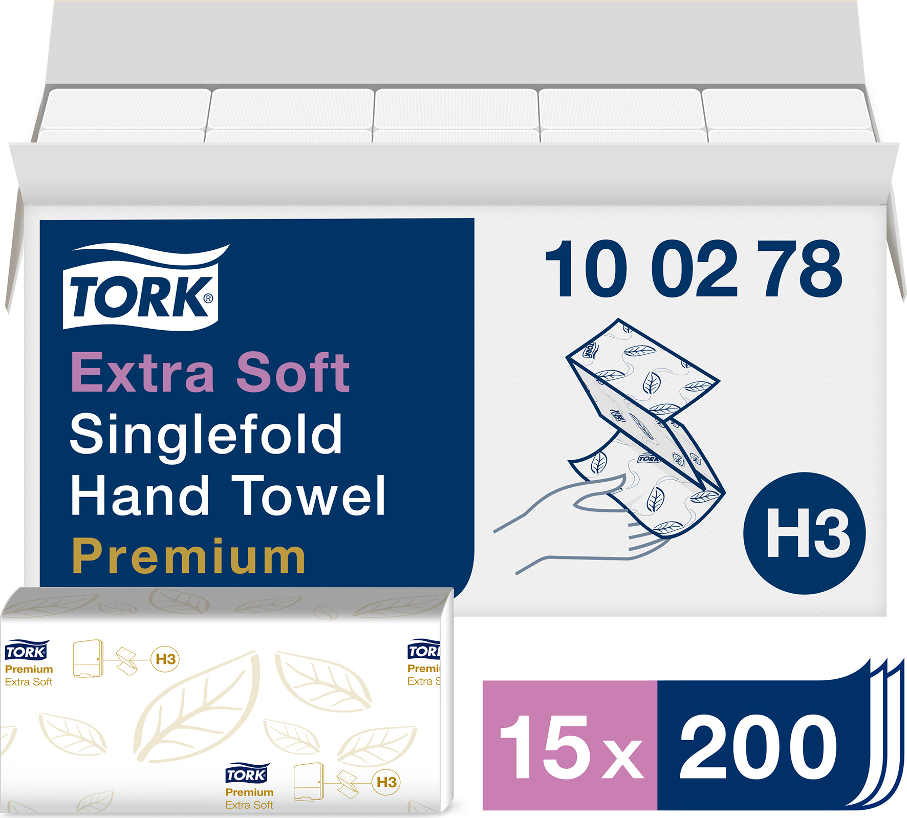 [2514131] Handduk Tork Premium Z H3 3000