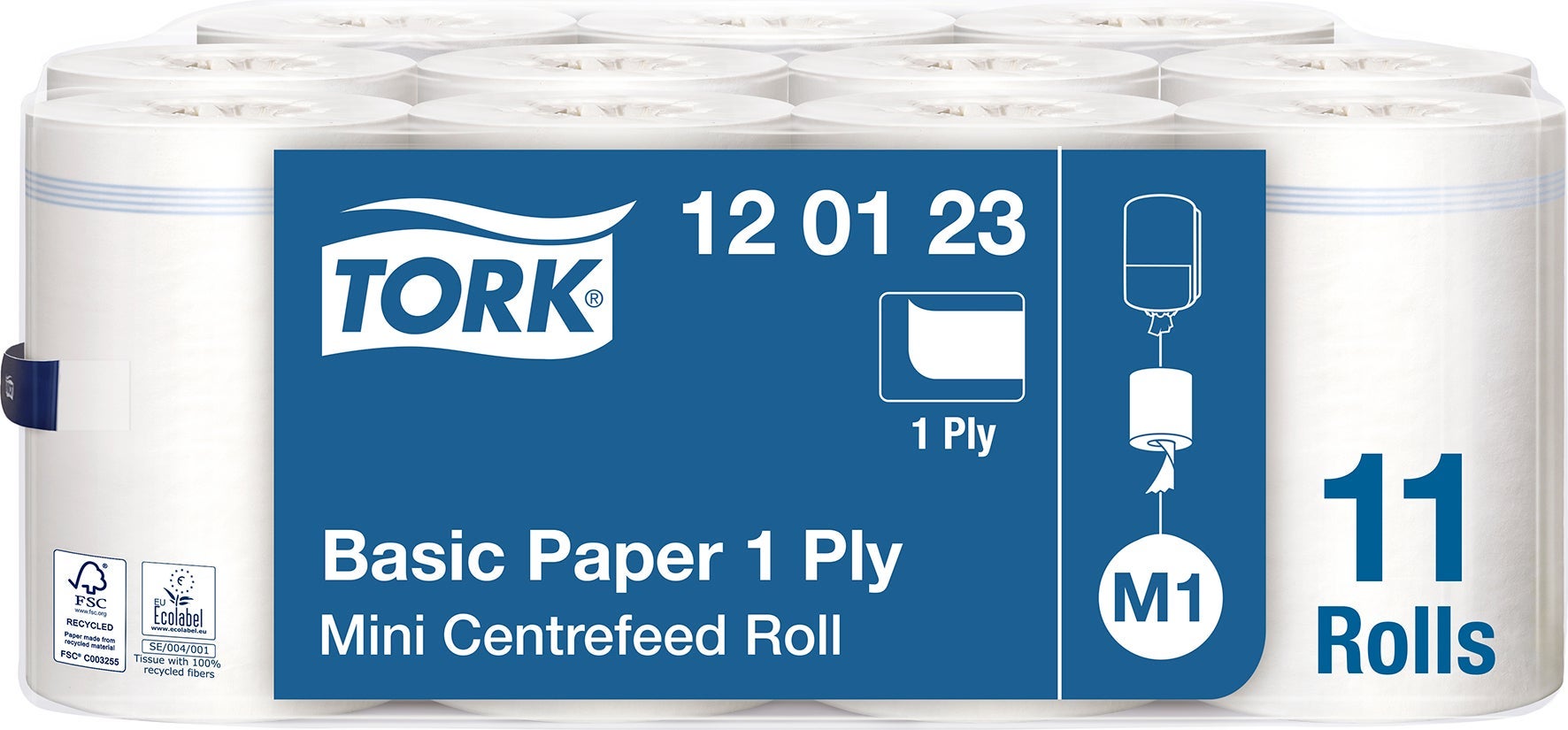 [2514128] Torkpapper Tork Basic 1-lag M1 11/fp