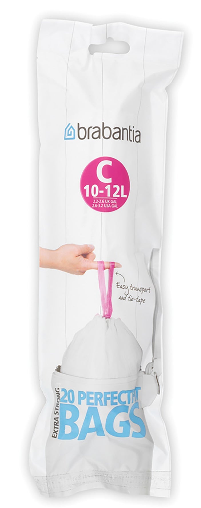 [2850263] Avfallspåse PerfectFit C 10-12L 20st/fp