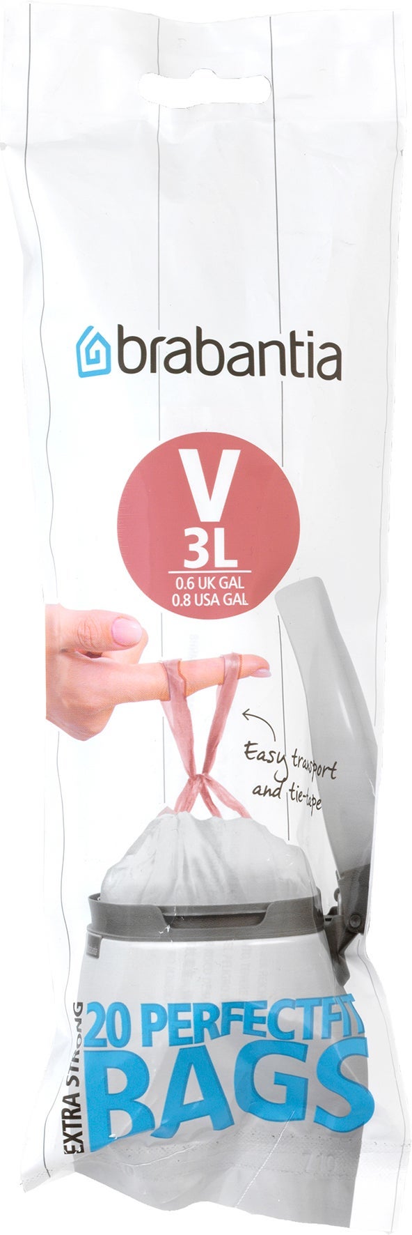 [8556709] Avfallspåse PerfectFit V 3L 20st/fp