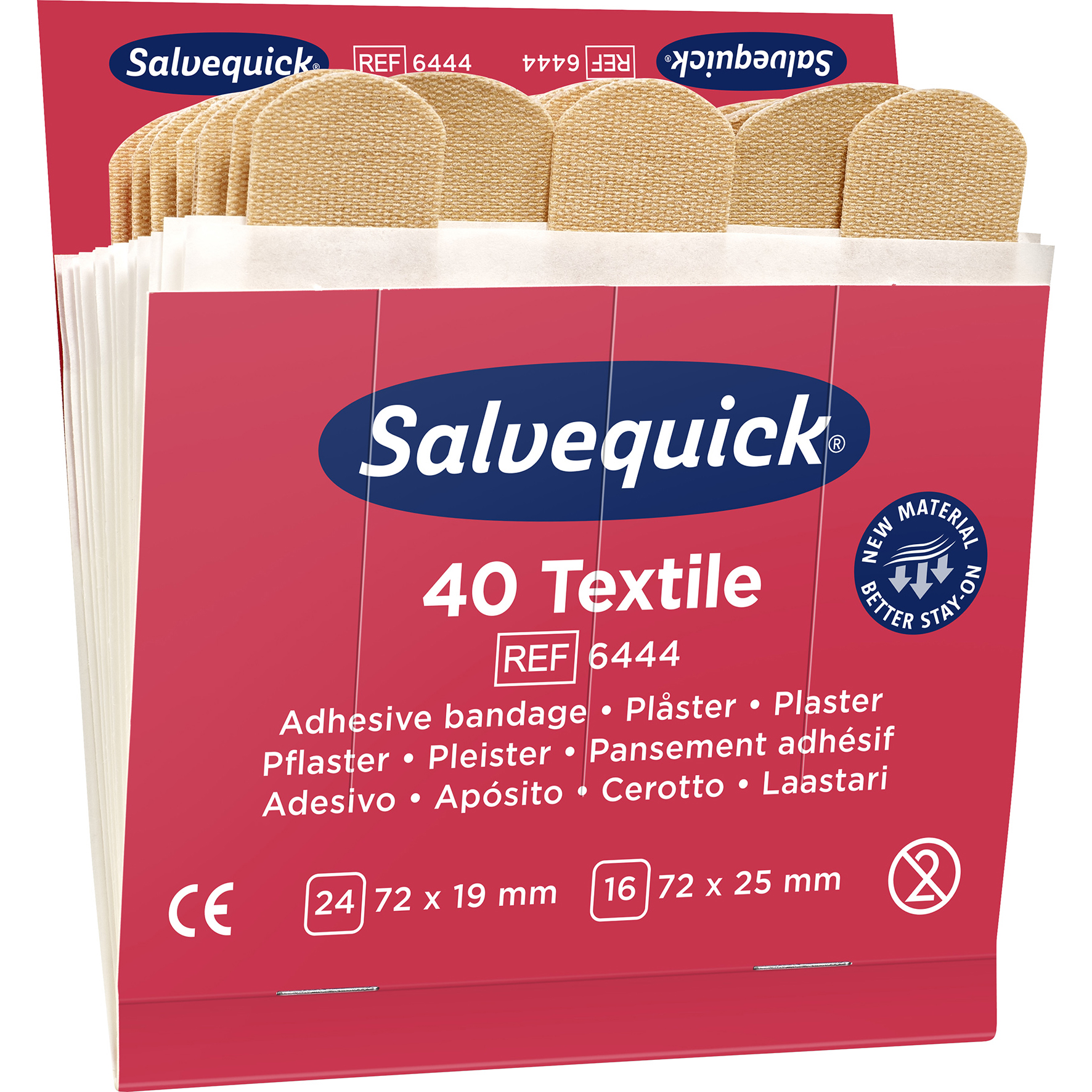 [2890264] Plåsterrefill 6444 texti 6x40f