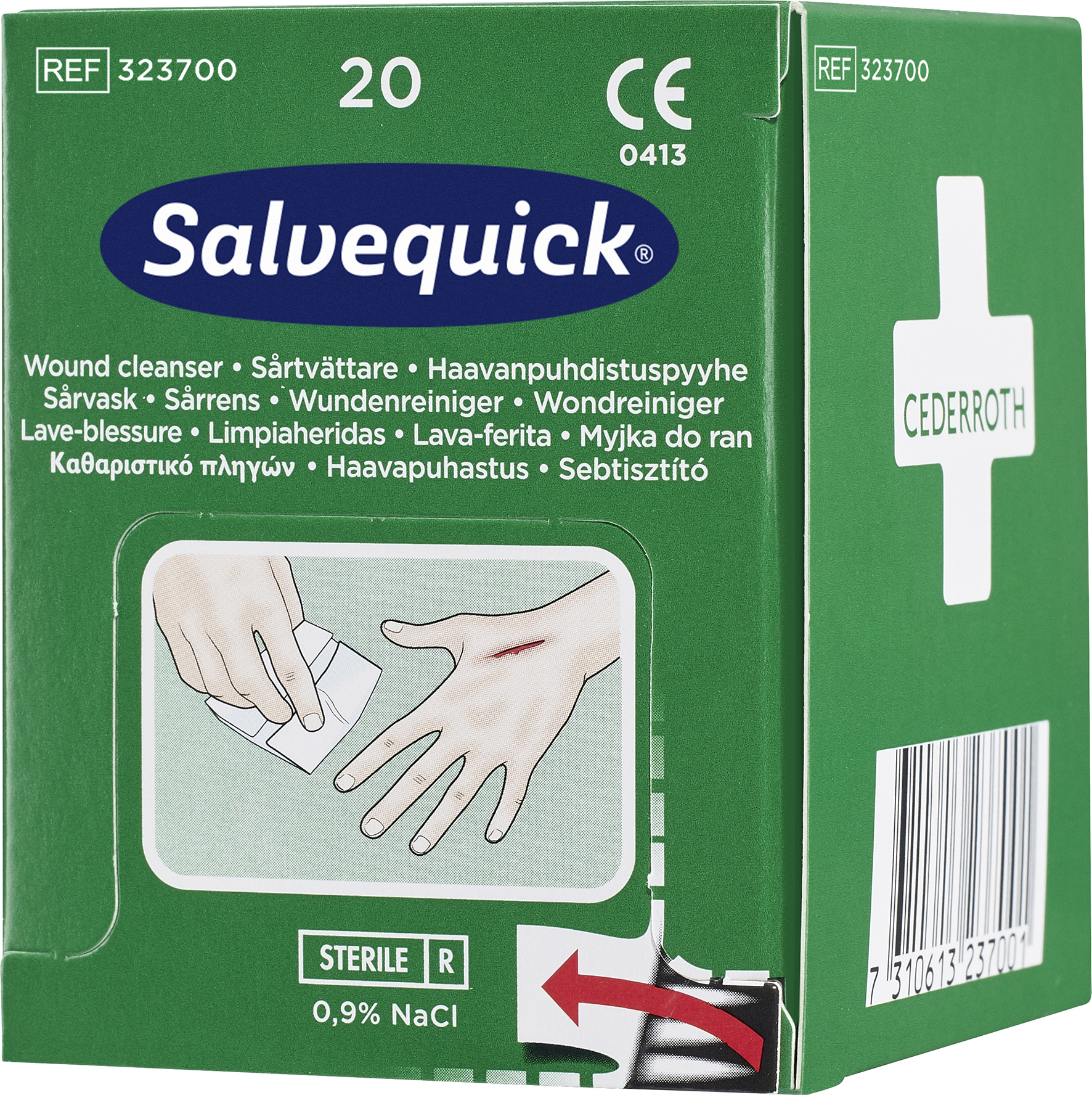 [2890282] Sårtvättare Salvequick  20/ask