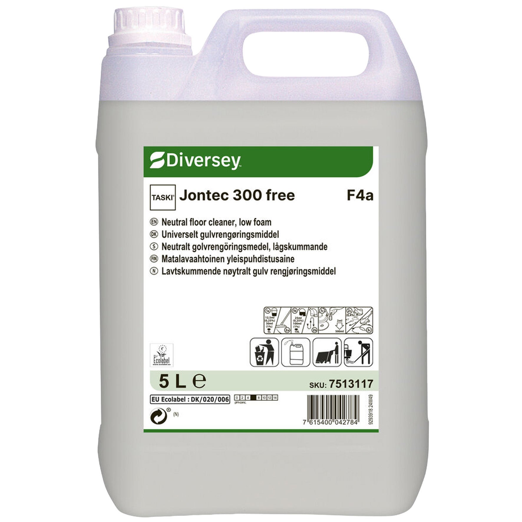 [2256450] Golvmedel Jontec 300 free  5l