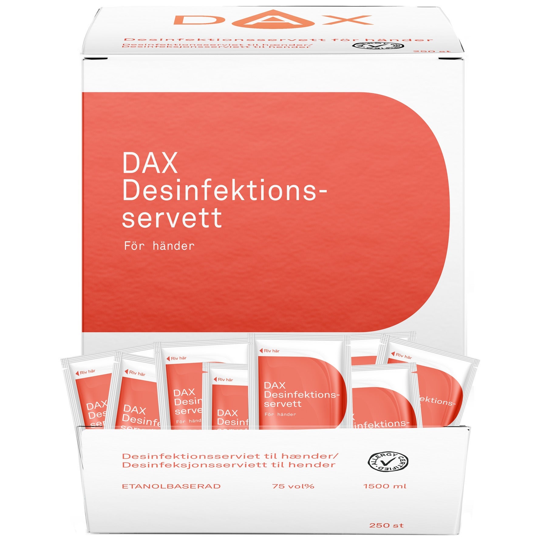 [2256275] Desinfektionsservett Dax 250-pack
