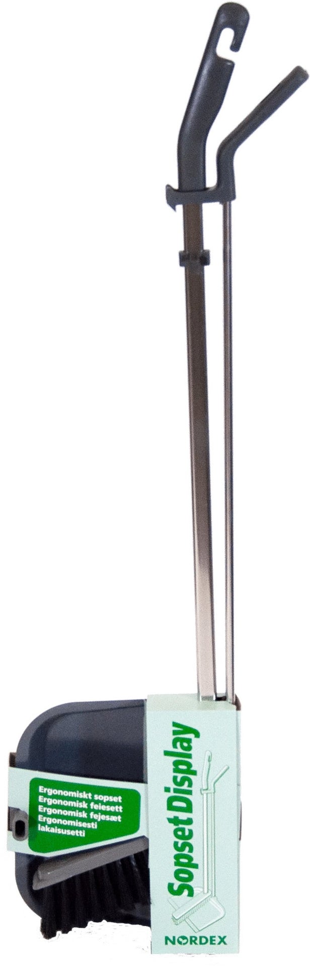[2256718] Sopset Nordex borste + plåtskyffel grå