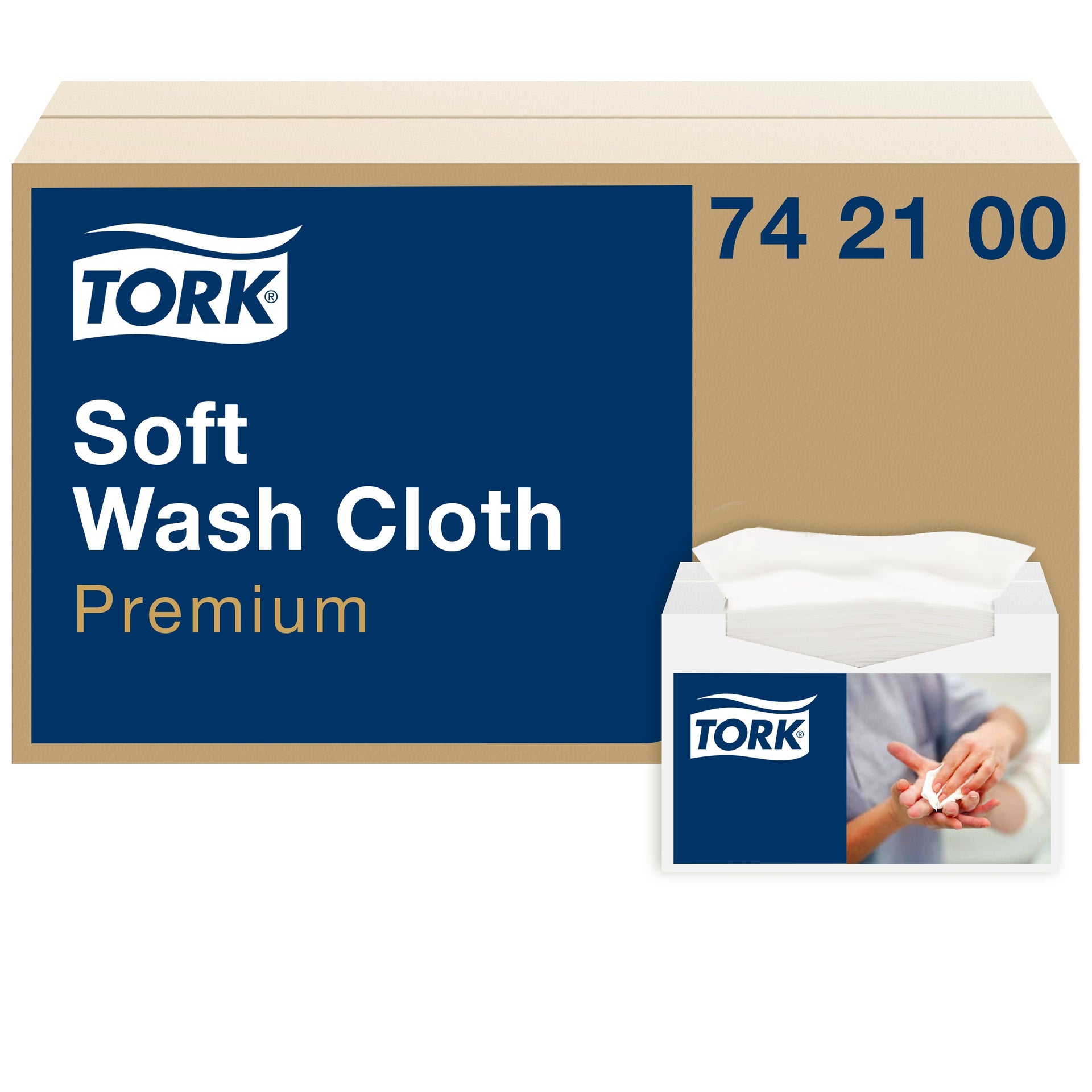 [2514480] Tvättlapp Tork mjuk 135 st/fp