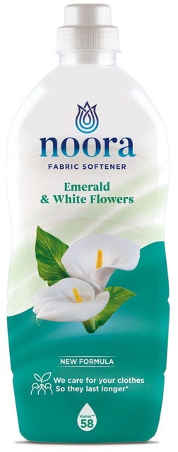 [8557133] Sköljmedel Noora Emerald & White Flowers  928 ml