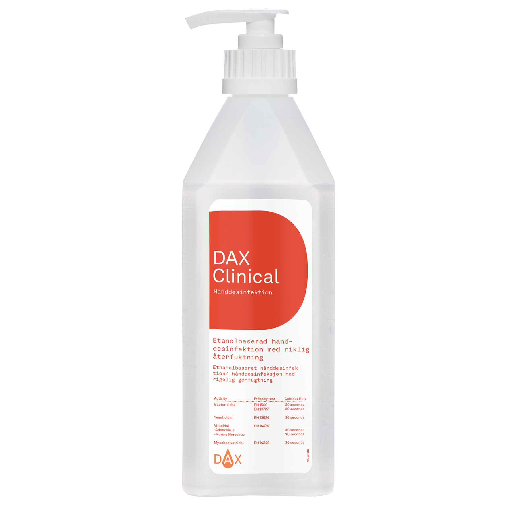 [8550130] DAX Clinical Handdes. 600ml
