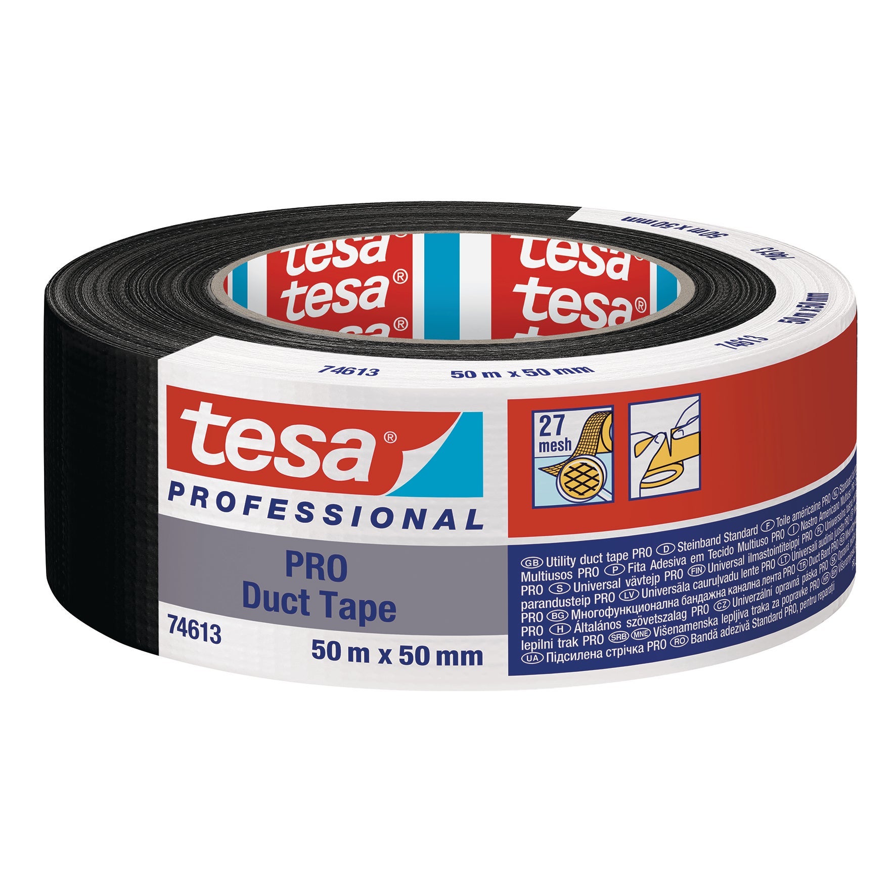 [2346936] Vävtejp Tesa 50mmx50m svart