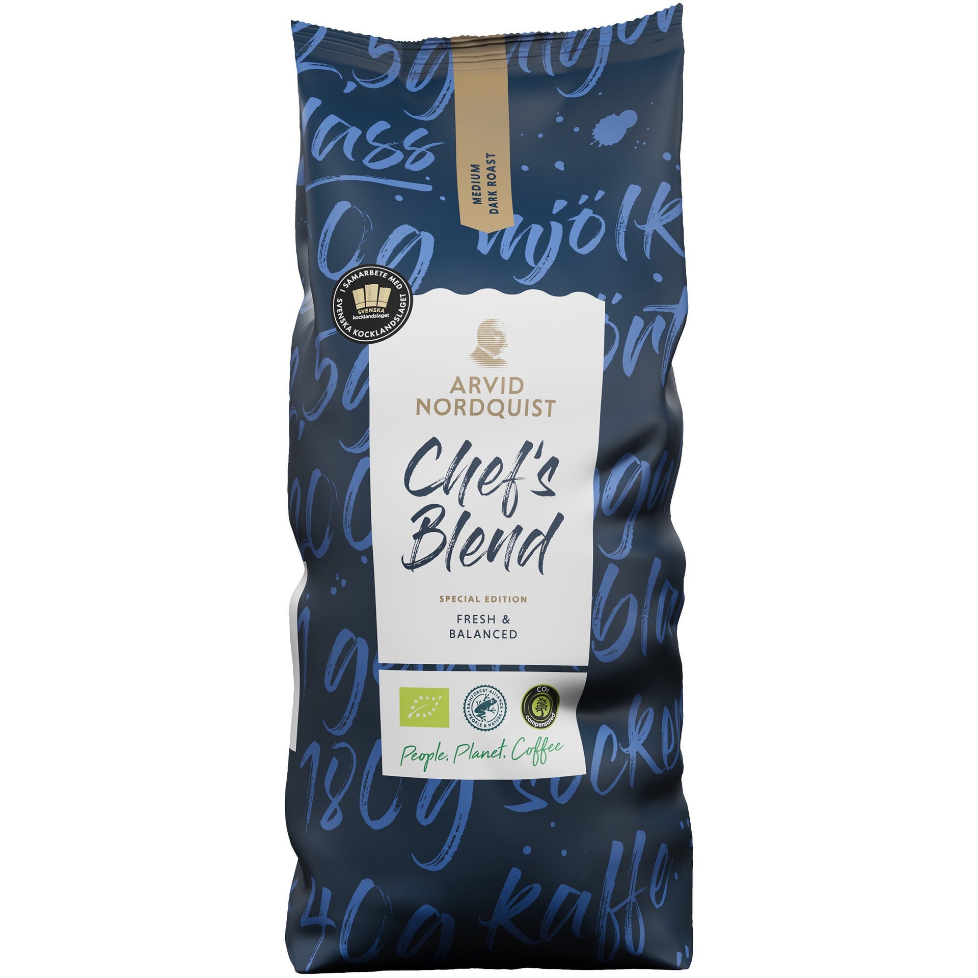 [8560471] Kaffe Chef’s Blend Hela bönor Mellanmörk 1000 g