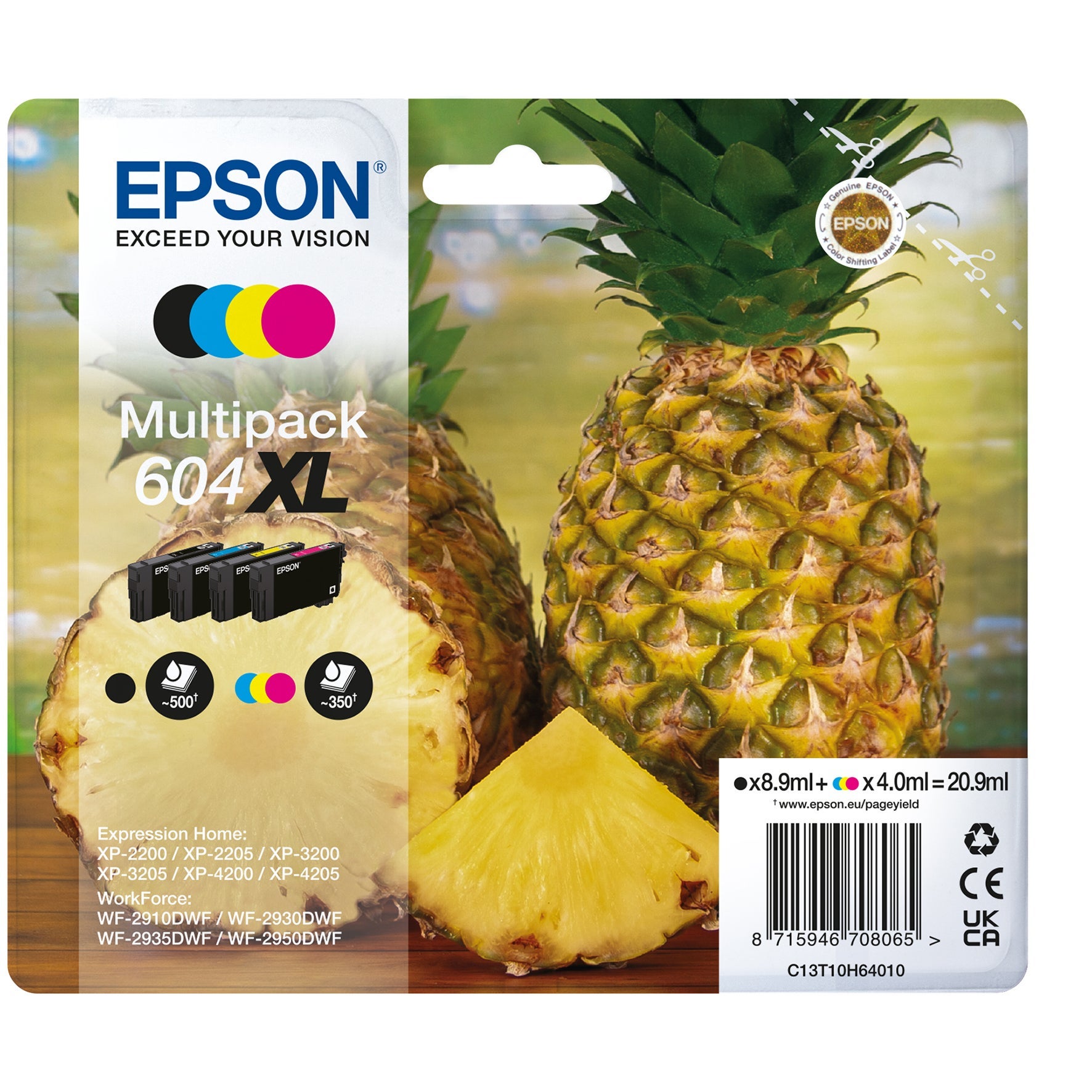[5701532] Bläck Epson 604XL CMYK 4 st/fp