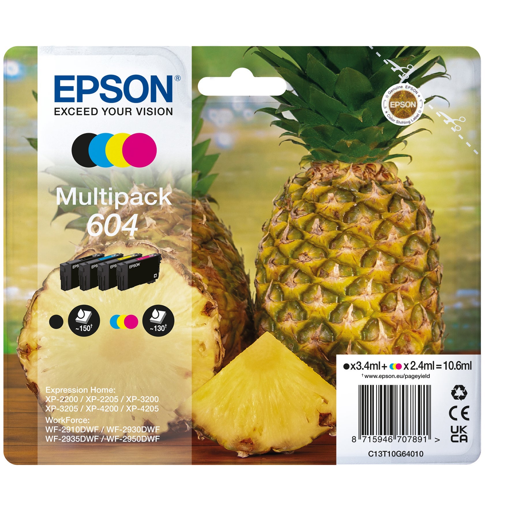 [5701527] Bläck Epson 604 CMYK 4 st/fp