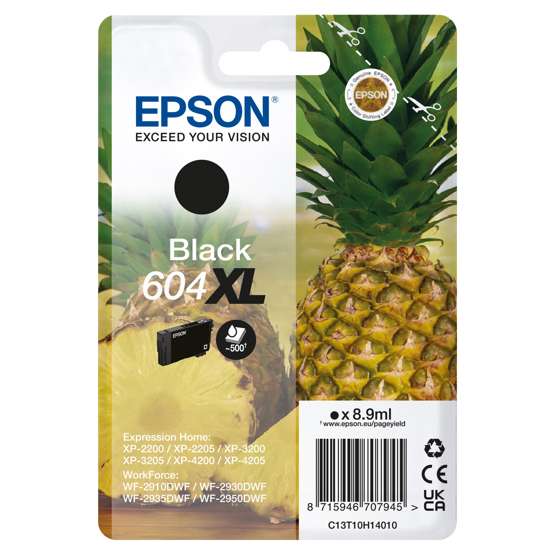 [5701528] Bläck Epson 604XL svart 8,9ml