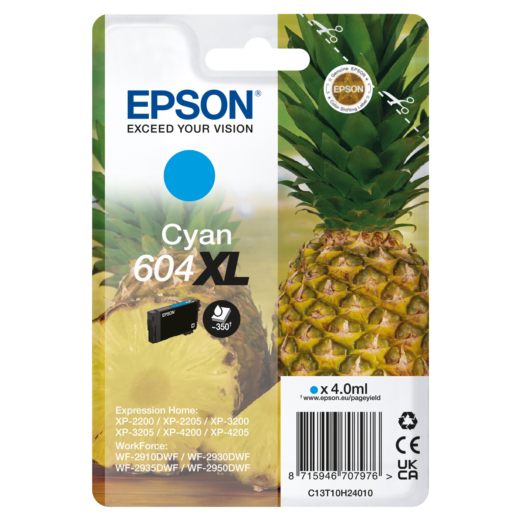 [5701529] Bläck Epson 604XL cyan 4,0ml