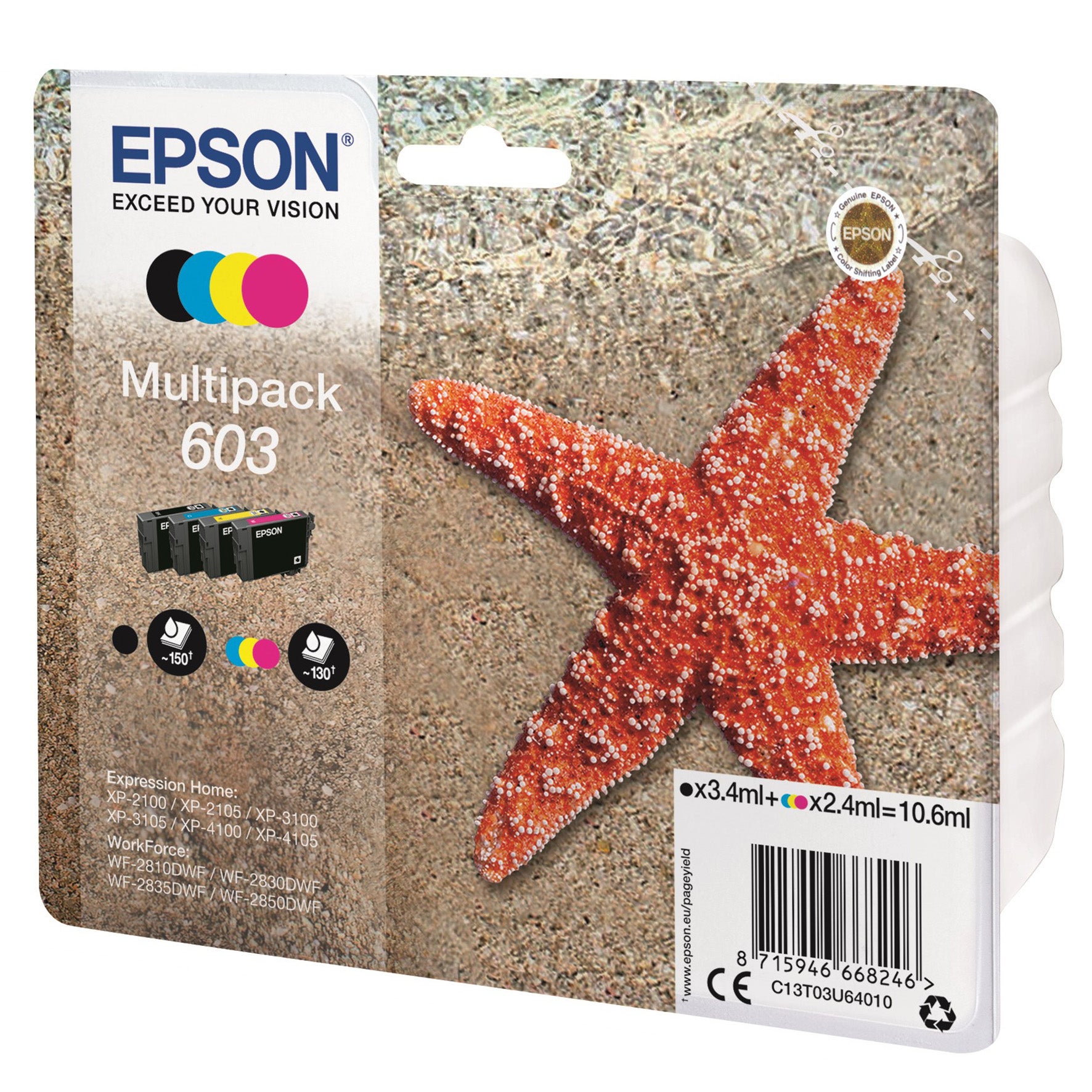 [5701537] Bläck Epson 603 CMYK 4 st/fp