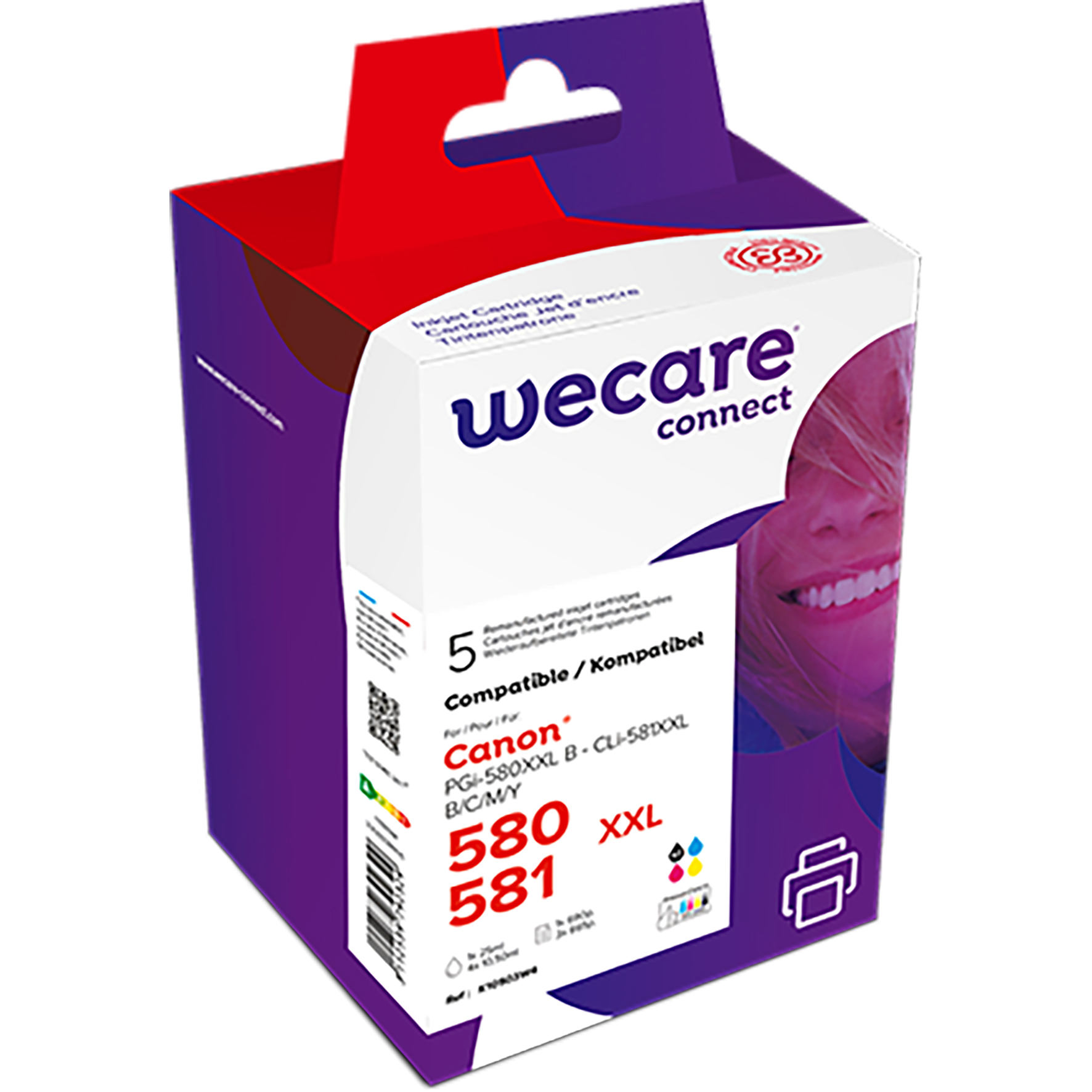 [5710043] Bläck Wecare CLI-581XXL CMYK