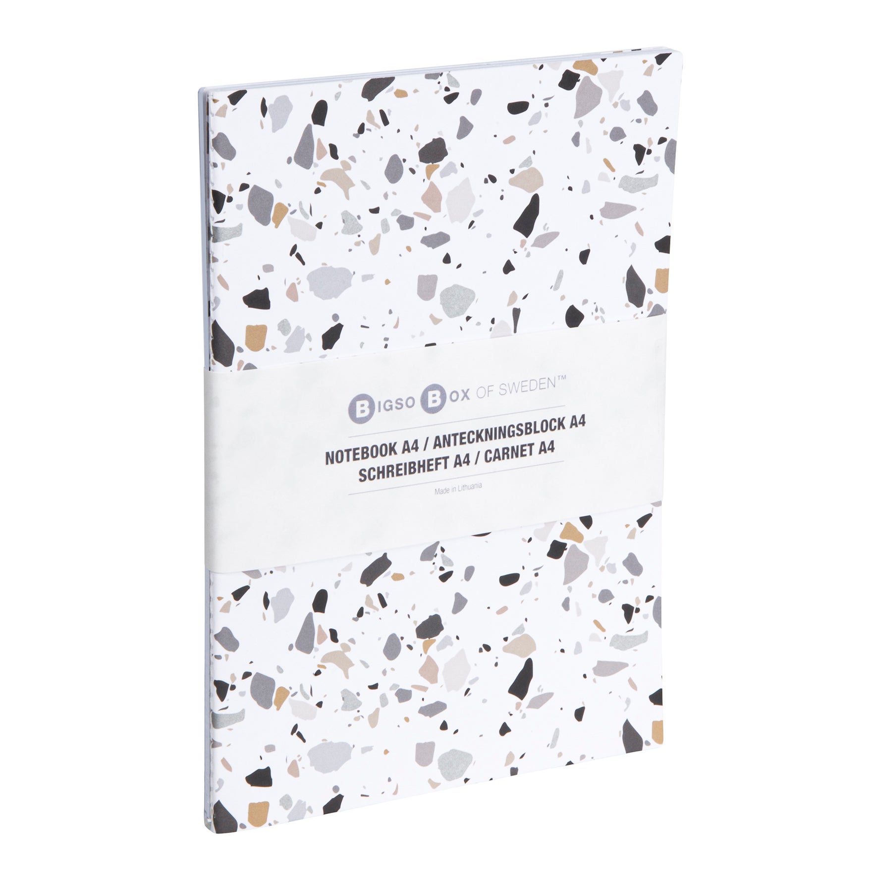 [2635056] Anteckningsbok Bigso A4 olinjerad dot 2/fp