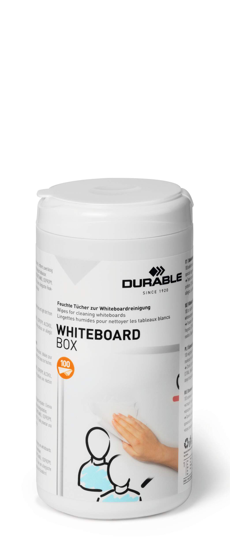 [8560988] Rengöringsservetter Whiteboard