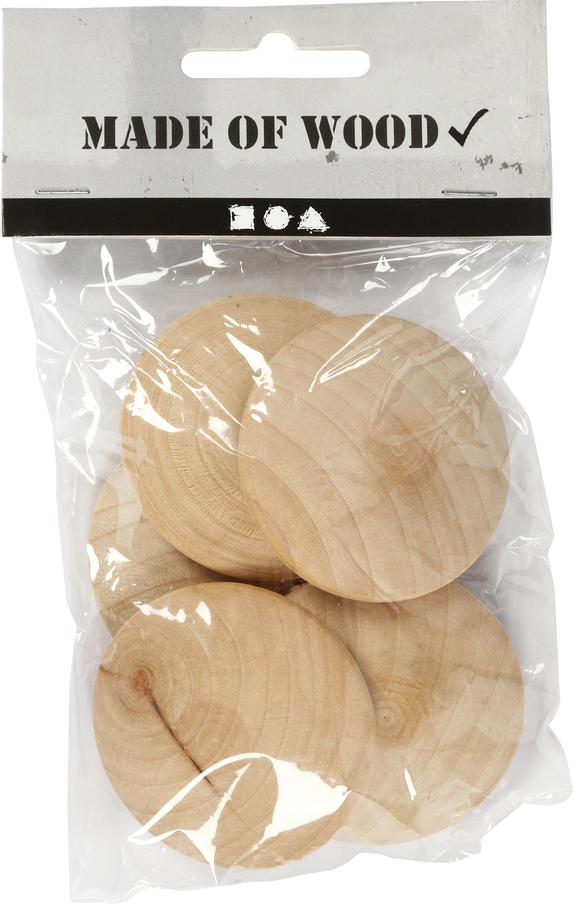 [8300974] Träknappar 50 mm 5 st/fp