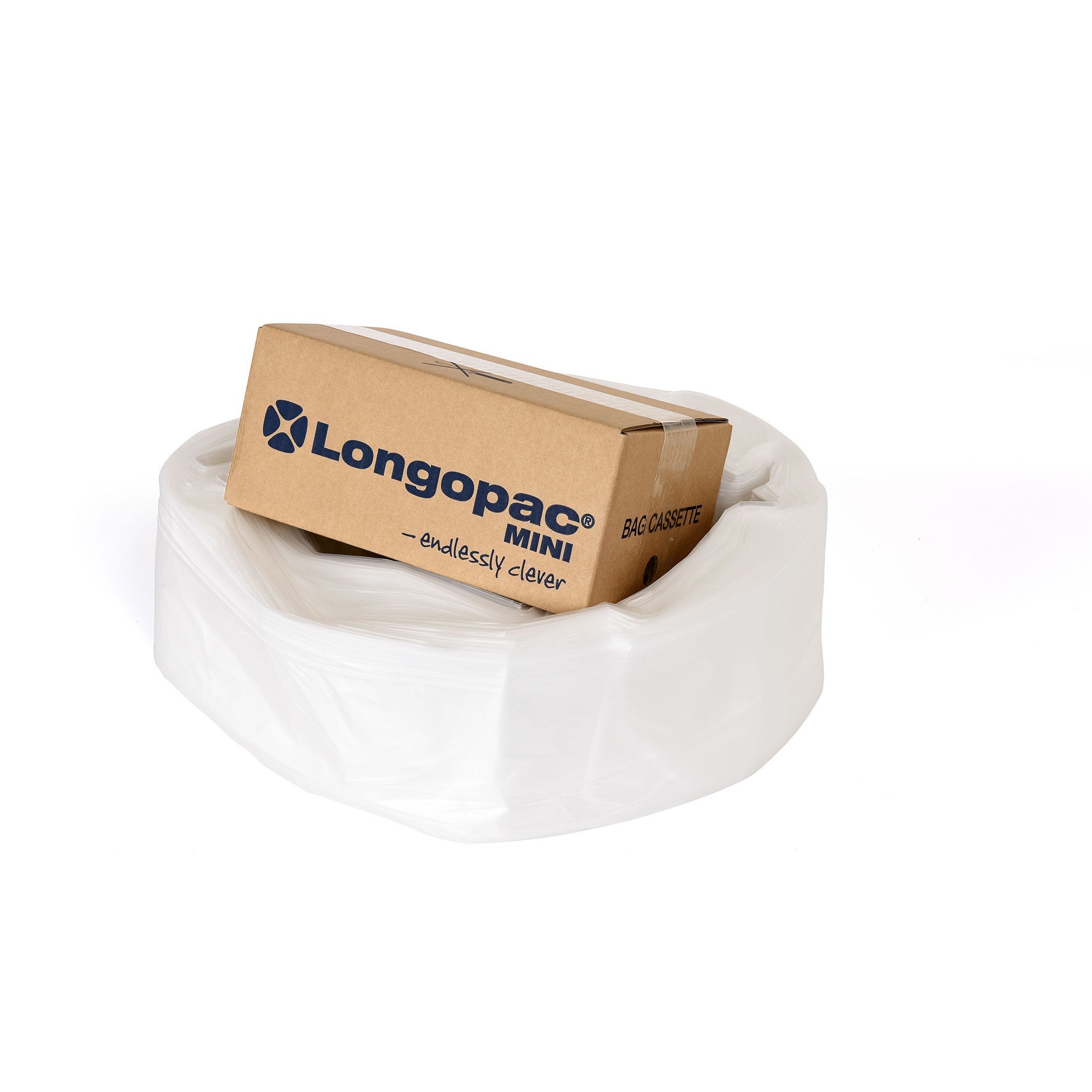 [8560984] Säckkassett Mini Strong 25my 45 meter transparent