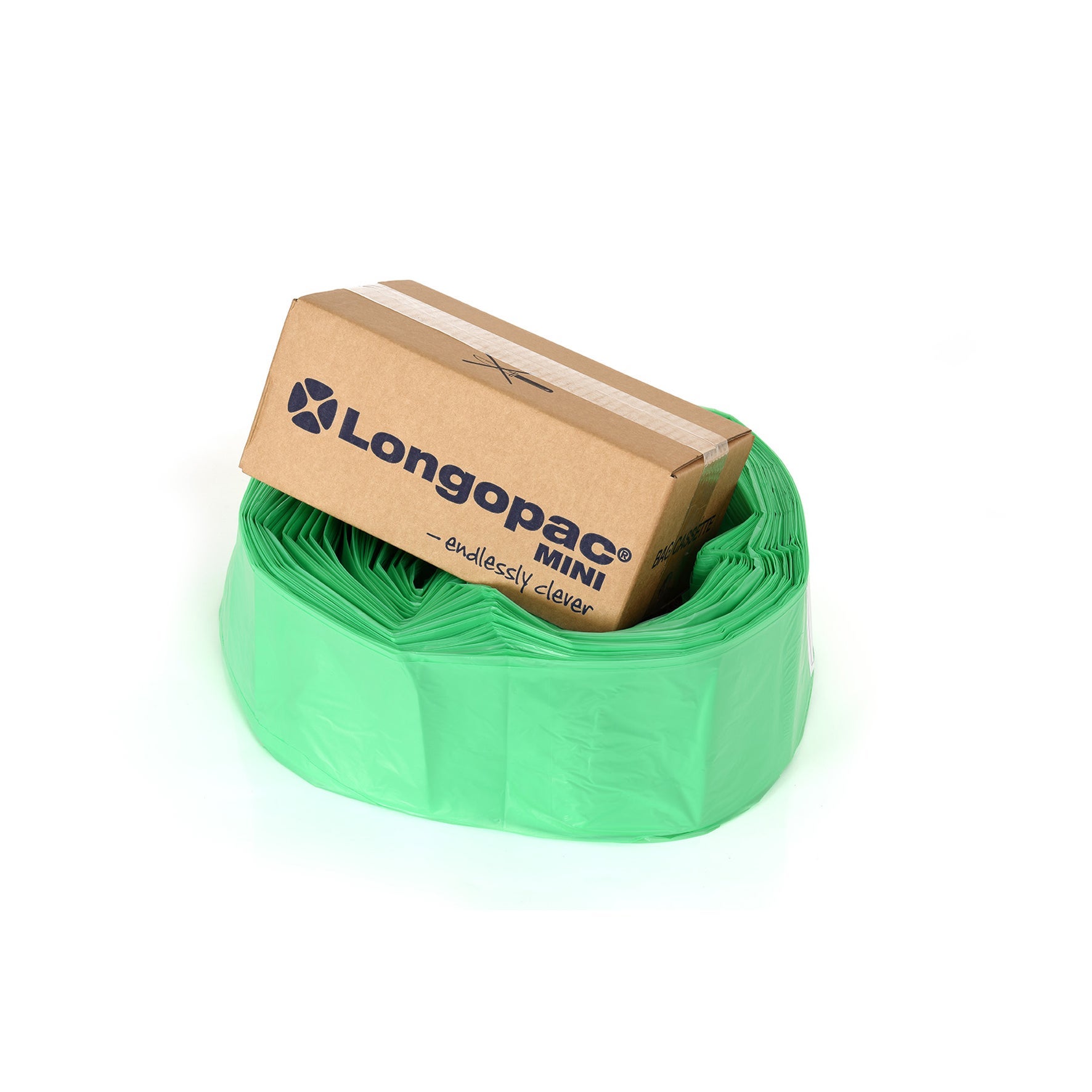 [8560986] Säckkassett Mini Strong 25my 45 meter grön