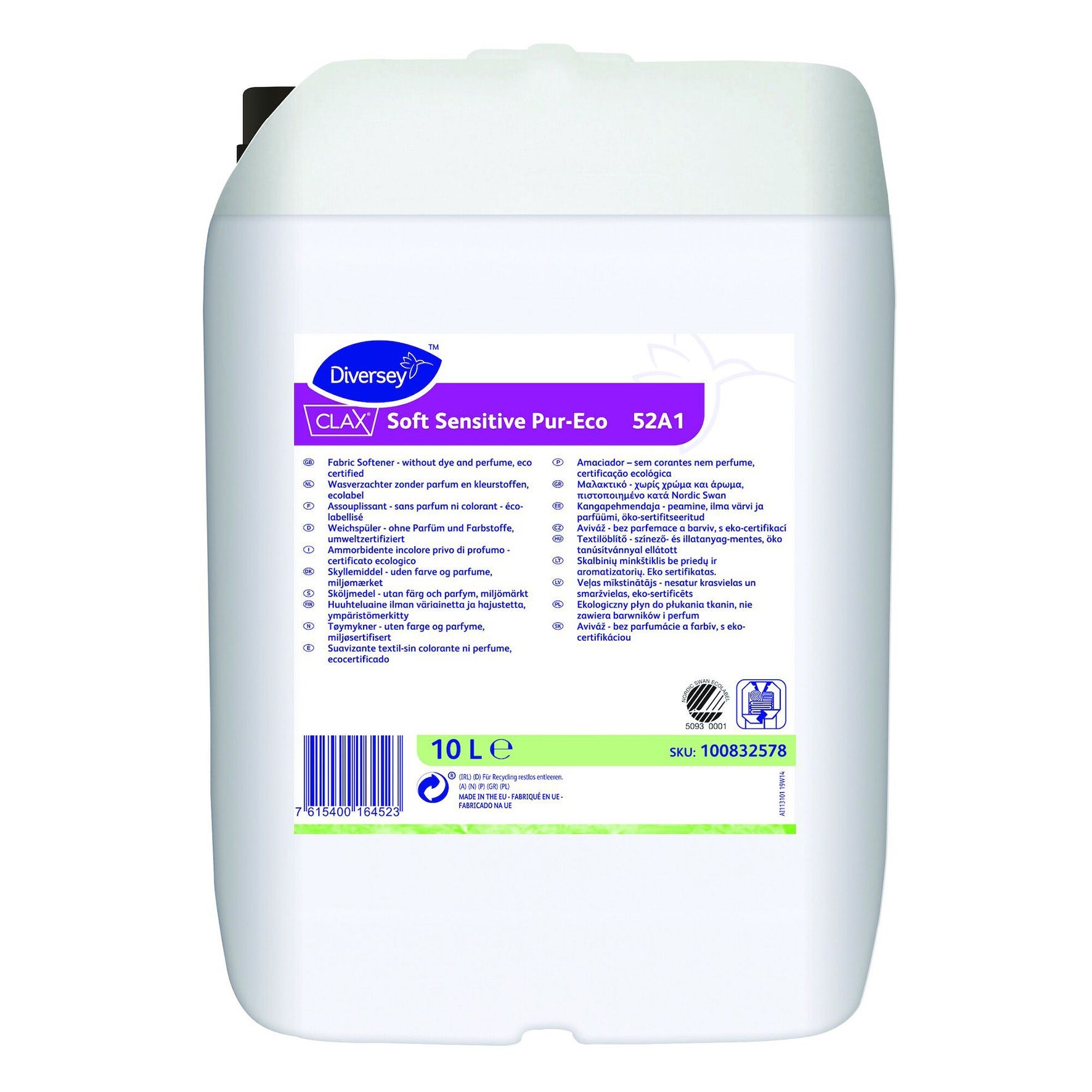 [8561097] Clax Soft Sensitive Pur-Eco10 liter
