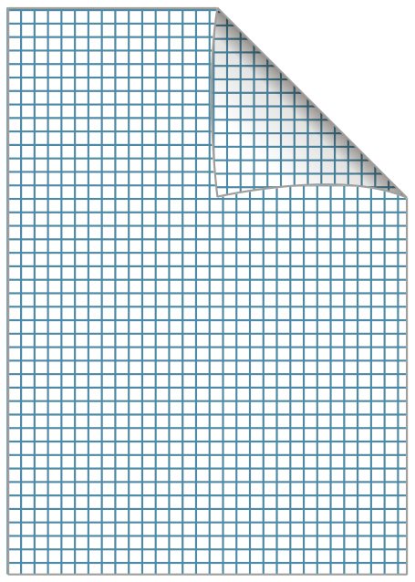 [2632373] Räknehäfte A5 5x5 mm rutat blå