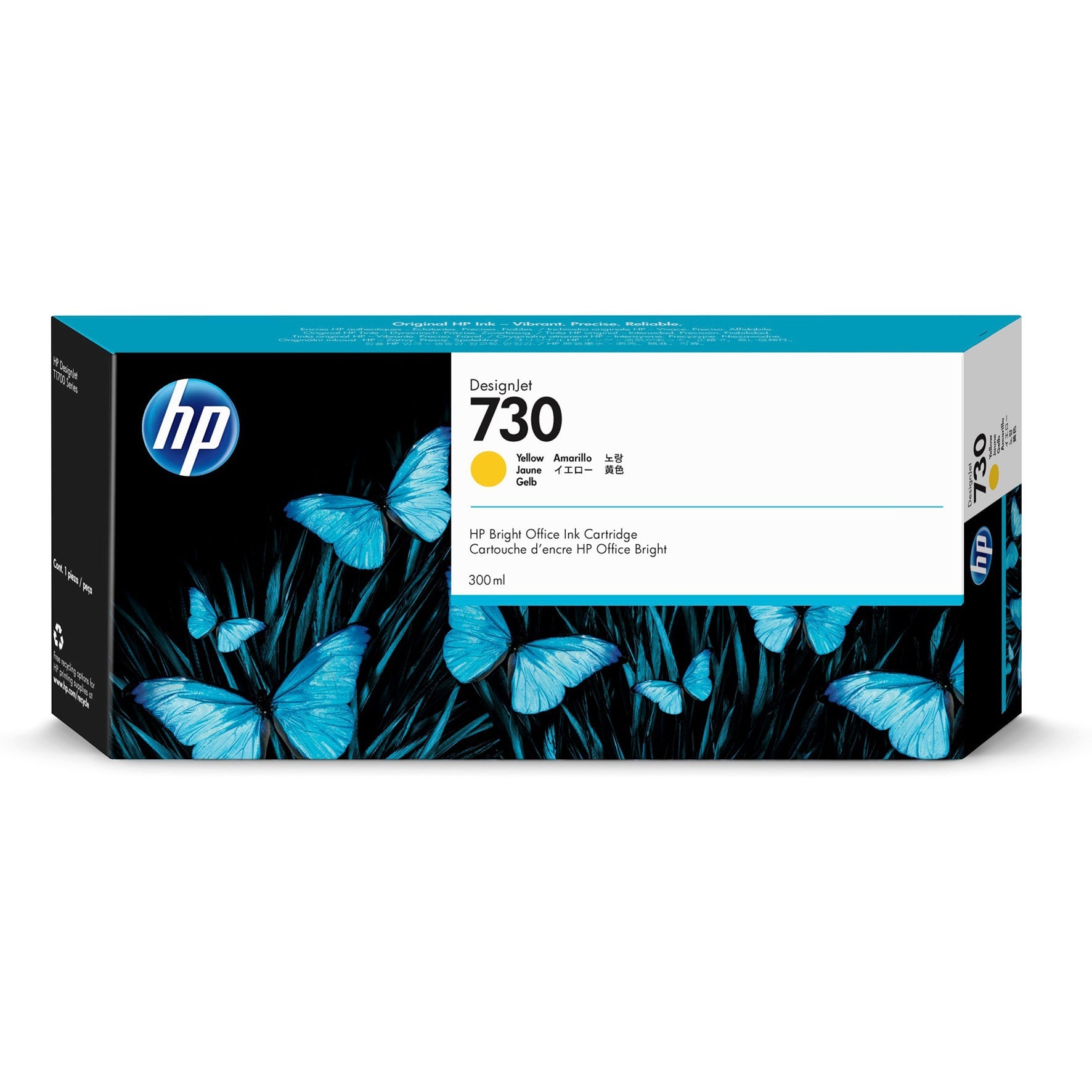 [8561274] Bläckpatron HP 730 gul 300 ml