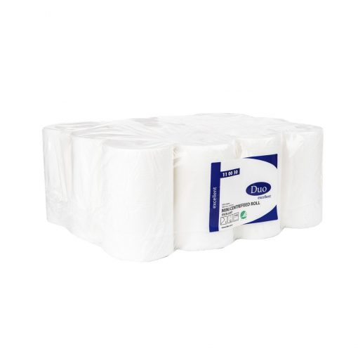 [E110030P] Centrummatad handuksrull Duo 110030 Mini 120m 12rl/krt