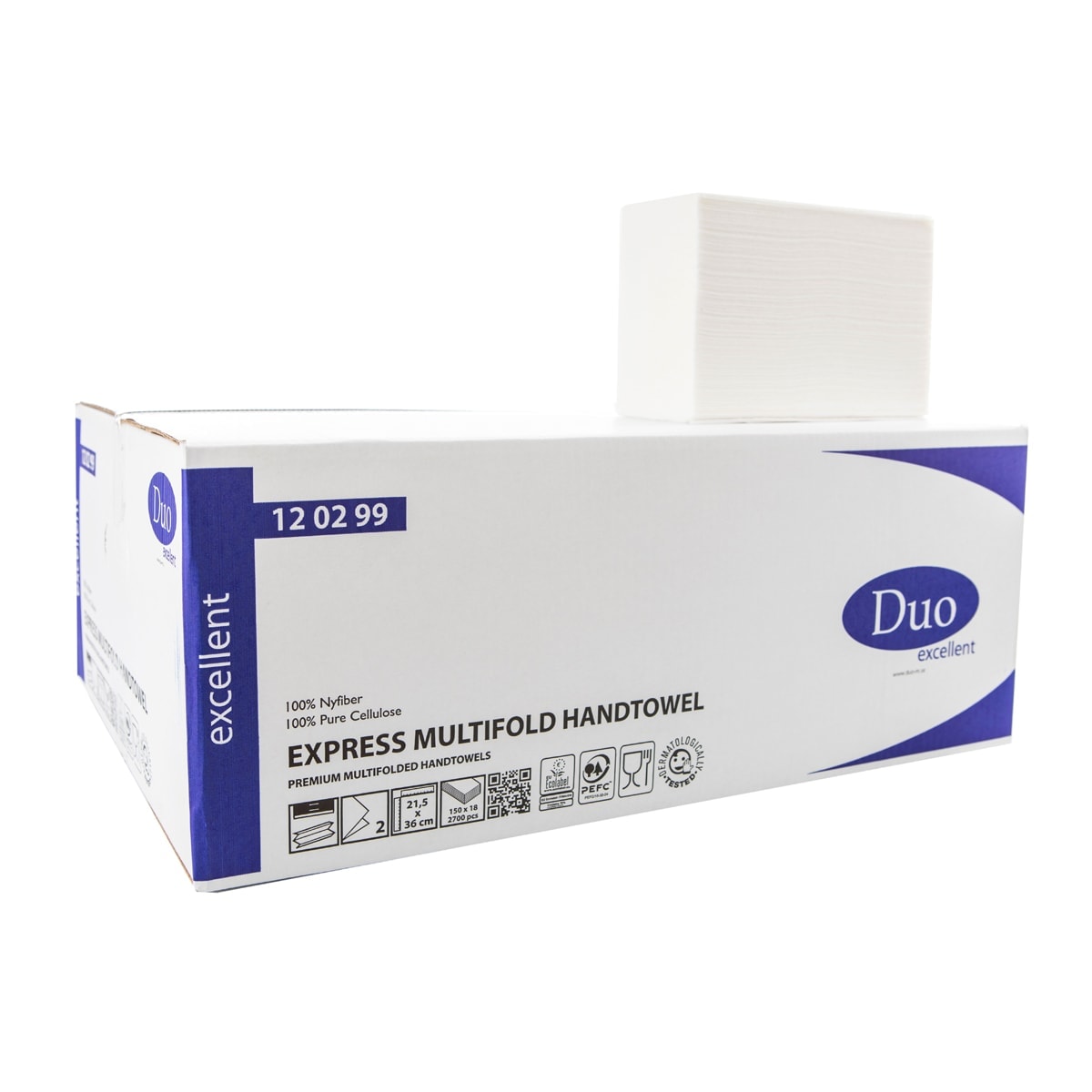 [E120299] PAPPERSHANDUK DUO 4-panel kedjevikt Premium 2700 ARK/BAL (2514114)