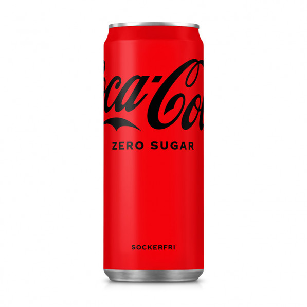 [E2801] COCA COLA ZERO 33CL BURK SLEEK 20st/platta
