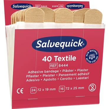[E2890264] Plåsterrefill textil - 40 plåster/fp 6444