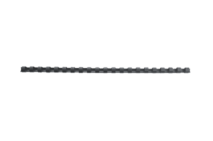 [E4028173] PLASTSPIRAL A4 21-RING 6MM SVART 100st/fp