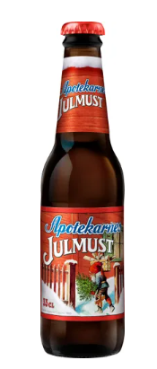 [E50787] Apotekarnas Original JULMUST Glasflaska 33cl 24 st/back