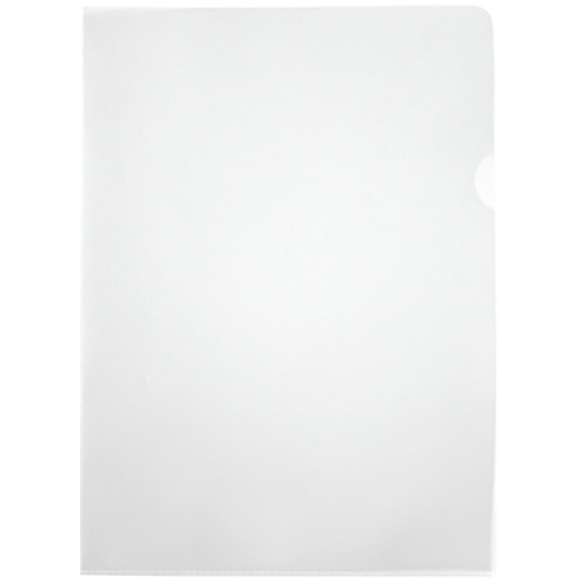 [EE00208] PLASTMAPP A4 PVC 0,18 GLASKLAR 100/KRT