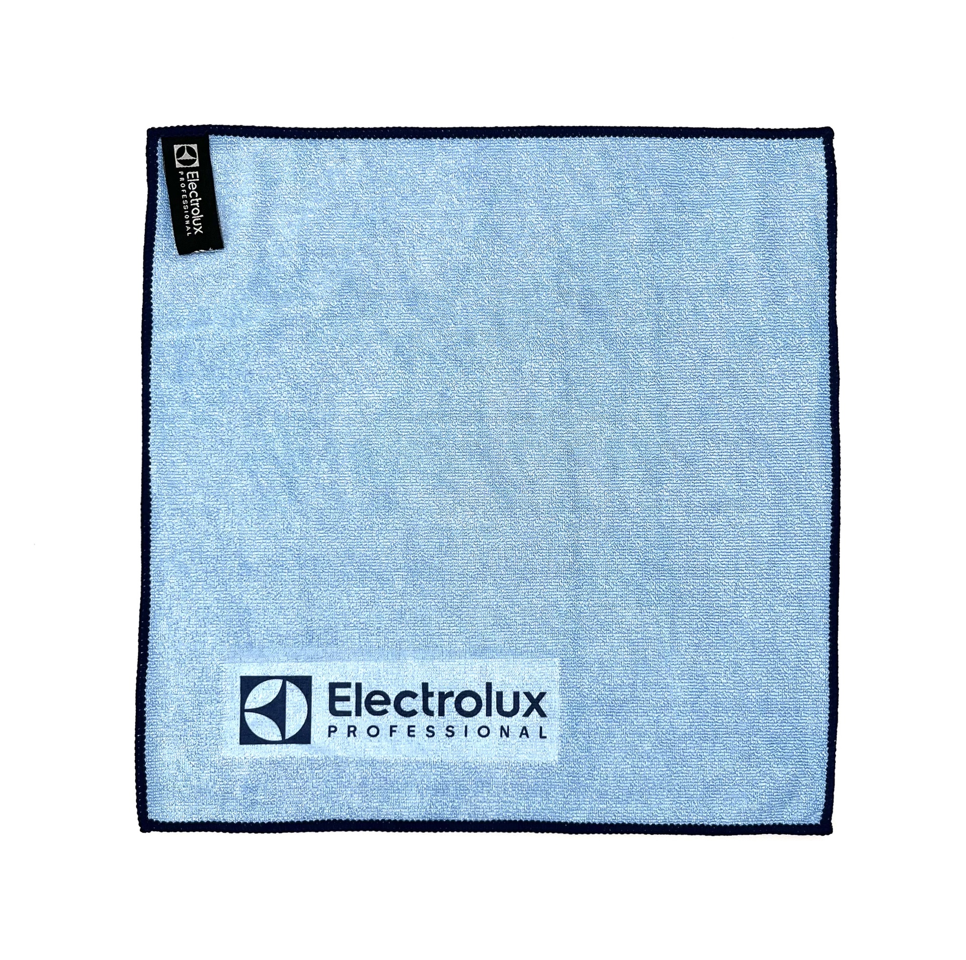 [EEELP024] NY Microfiberduk blå ELP logo+sömnad Svanen 30x30cm 10st/fp