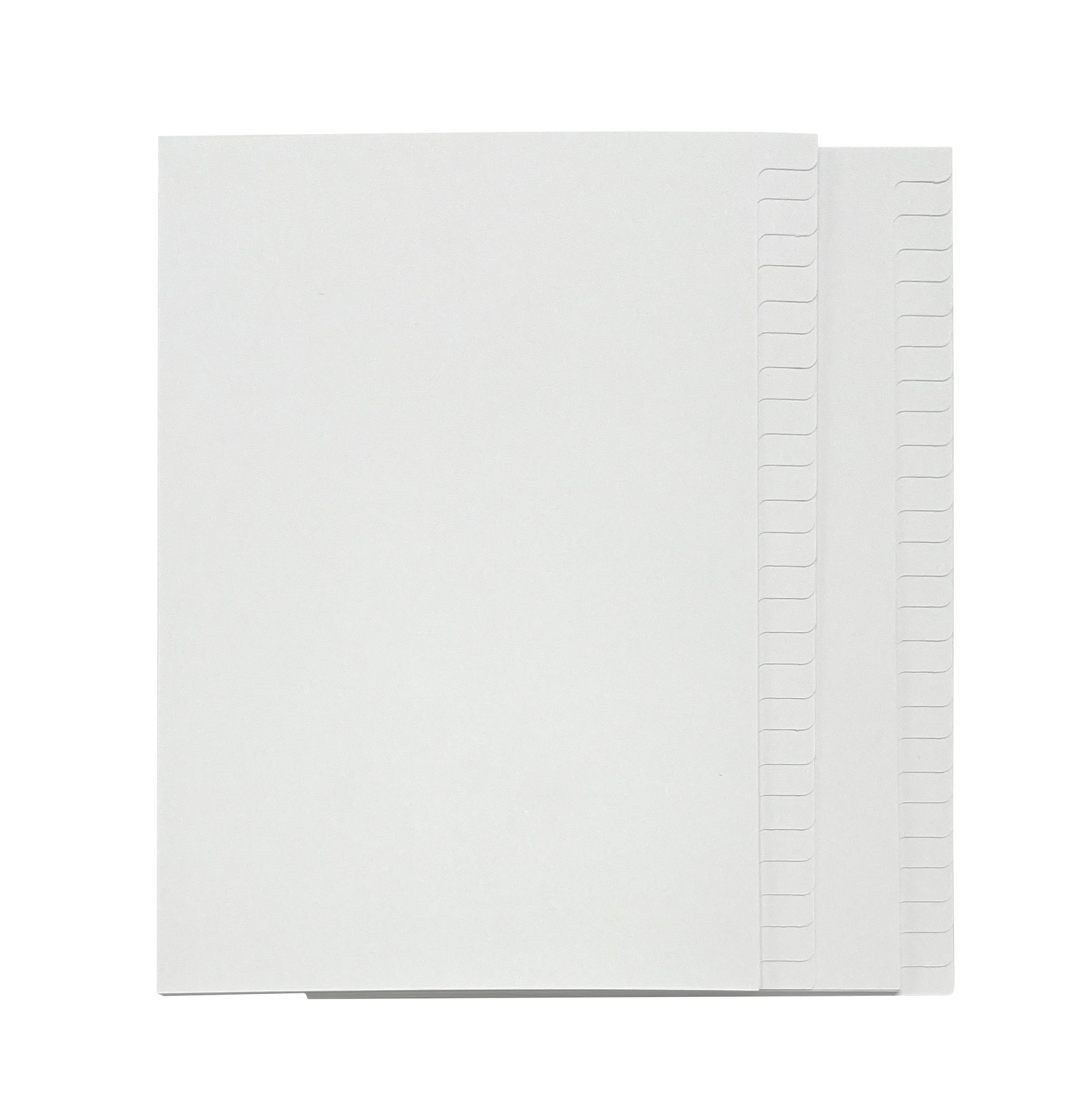 [EEGERNA024] Register A5 1-52 OTRYCKTA VITA PAPPER OH 10 st/fp