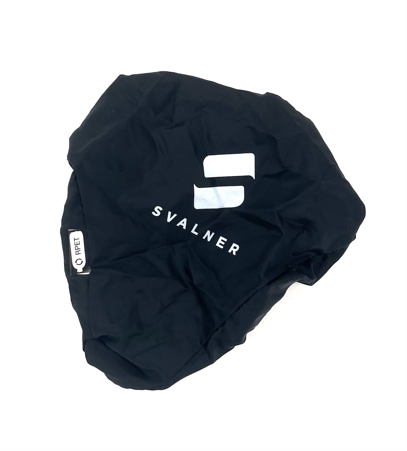 [EESVA01009] Sadelskydd cykel recycled PET svart, Svalner logo 15/krt (25st/påse)